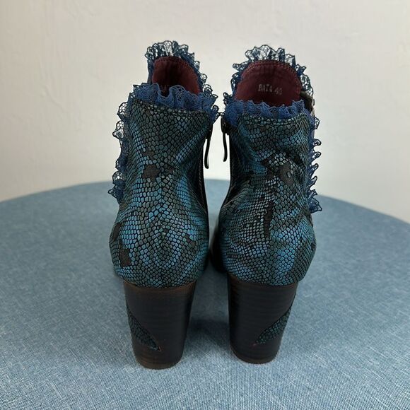 Spring Step L'Artiste Bata Leather Round Toe Ankle Boots Size 9.5/10 - Picture 3 of 10